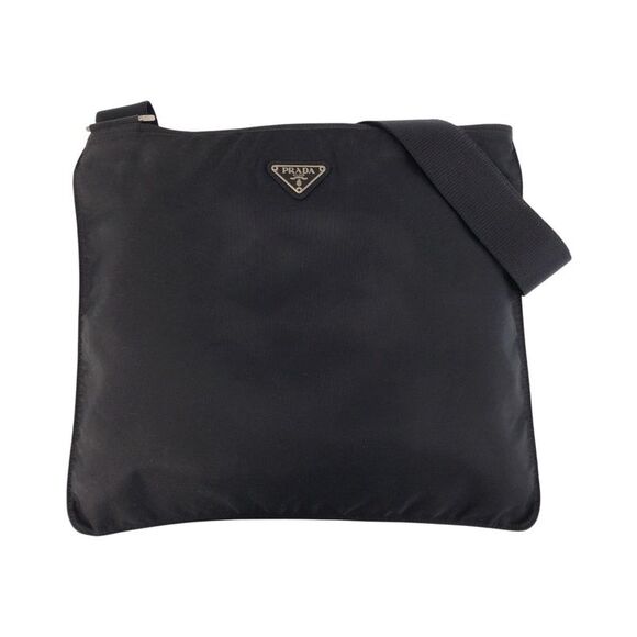 Prada Nylon Tessuto Triangle Logo Shoulder Bag